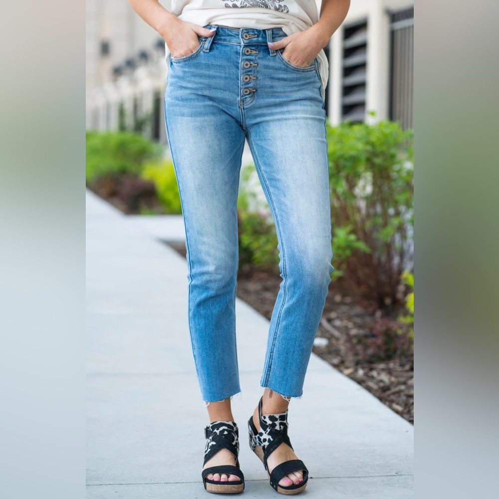 KanCan Nashville High Rise Straight Skinny Jeans Women’s Size 27/7